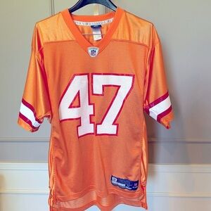 John Lynch Reebok Tampa Bay Buccaneers Authentic On-Field Jersey 1993 Throwback